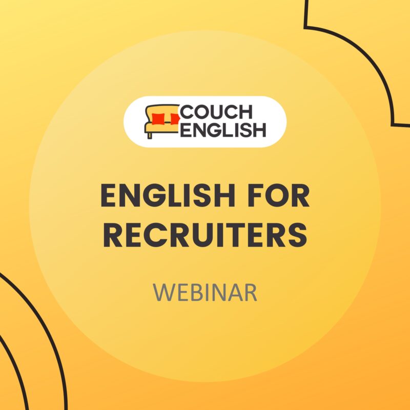 Webinar: English for Recruiters